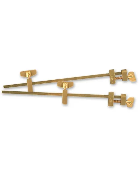 Pair of Japanese Hatakane Brass Bar Clamps