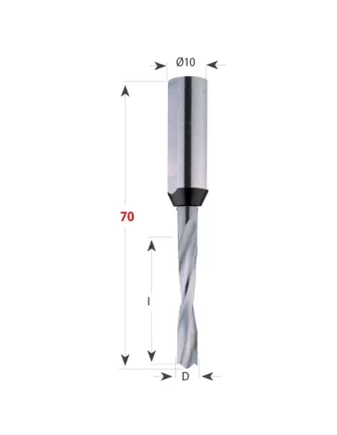 Dowel Drill 311 Xtreme S10 L70 HWM