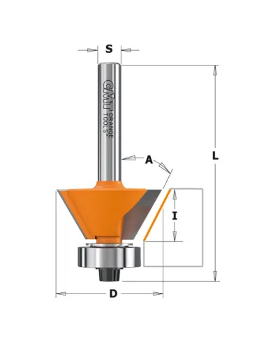 Bevel Trim and Chamfer Bit