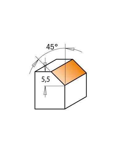 Bevel Trim and Chamfer Bit