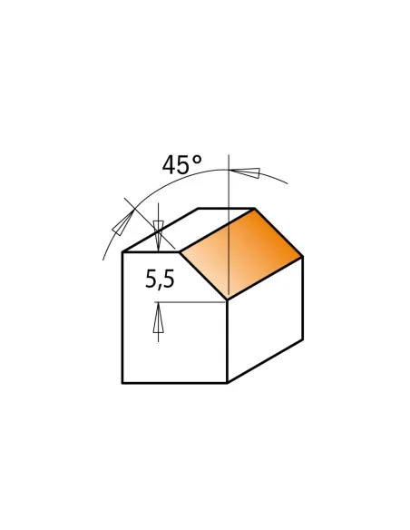 Bevel Trim and Chamfer Bit