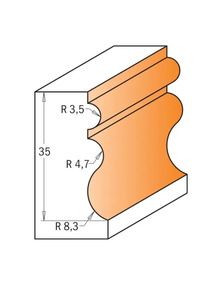Moulding Bit, Bearing fitted