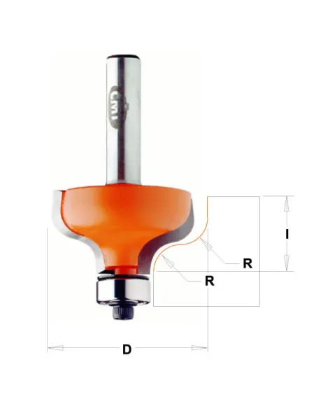 Ogee Bit, Bearing fitted