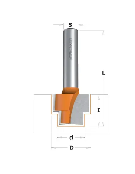 Stepped Rebate Router Bit