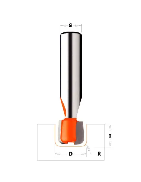 Straight Radius Bit for Corian