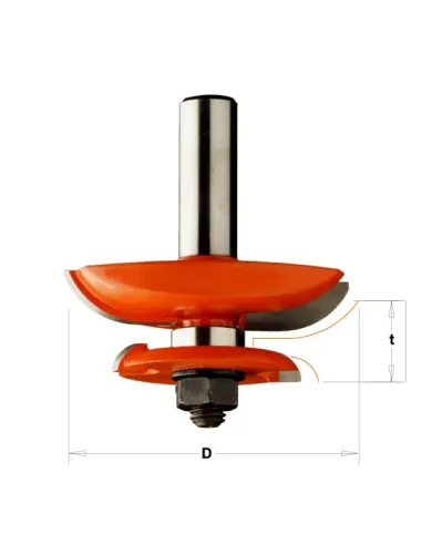 Raised panel Bit with bearing
