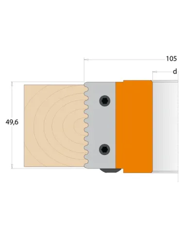 CMT Finger Joint Cutter Head MAN