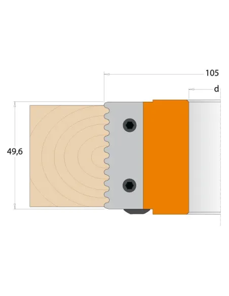 CMT Finger Joint Cutter Head MAN
