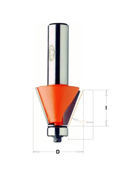 Chamfer Bit, Bearing fitted
