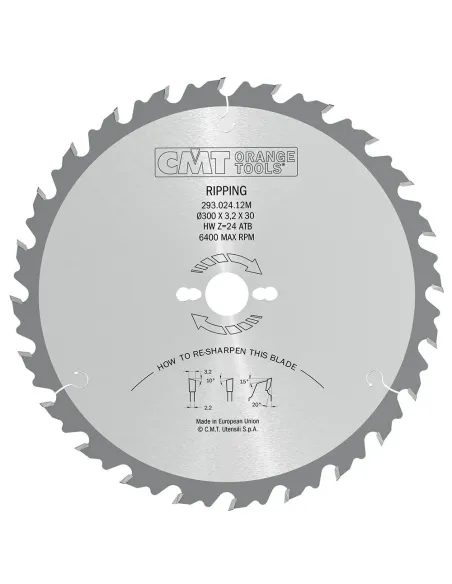 CMT Industrial Rip Saw Blade