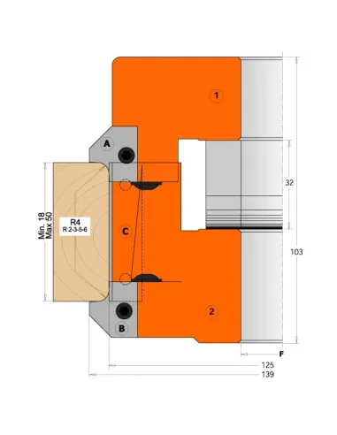 CMT 2pc Adjustable Rounding & Chamfering Set MAN
