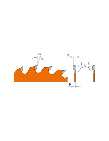 CMT Orange Industrial Rip and Crosscut Saw Blade 