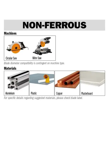 CMT Saw Blade for Non-ferrous Metal and Plastic