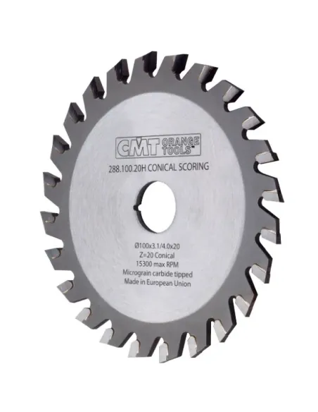 CMT Conical Scoring Blade for CNC Panel Sizing Machine