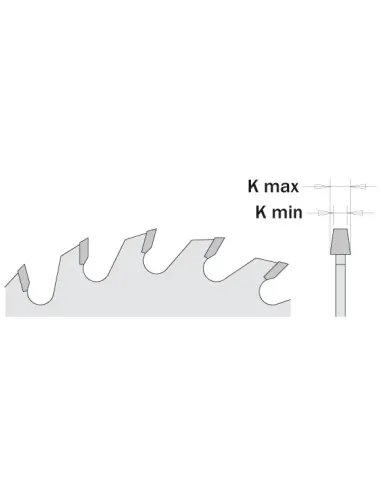 CMT Conical Scoring Blade for CNC Panel Sizing Machine