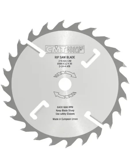 CMT Multi-rip Saw Blade with Rakers