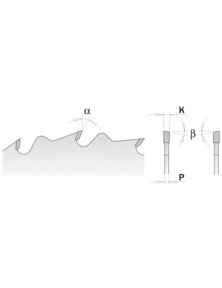 CMT Multi-rip Saw Blade with Rakers