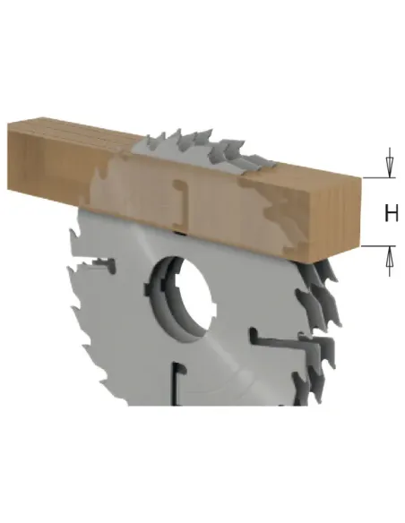 CMT Multi-rip Saw Blade Thick-Kerf with Rakers