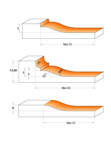 CMT Professional Raised Panel Cutter Head MAN