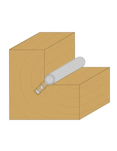 CMT C711 Bit for Window Seals - D3x8 L70 S6 HW