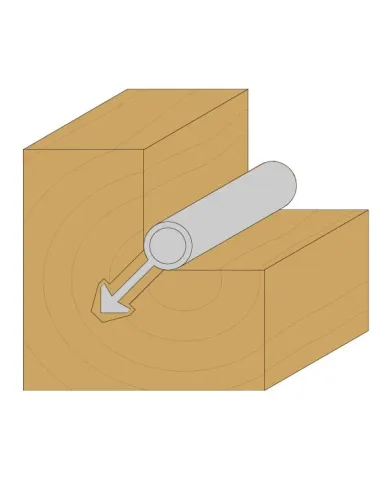 CMT C713 Bit for Window Seals - D3,5x8 L70 S6 HW