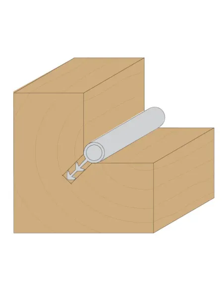 CMT C812 Bit for Window Seals - D3,2x12,7 L50,8 S6,35 HW