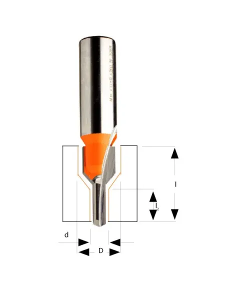Countersink Bit TCT - D11,1x20,6 d4,36x12,7 S8 mm