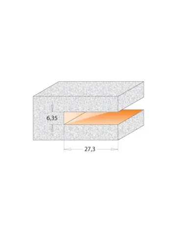 Slot Cutter - D92x6,35 H27,3 S12 mm