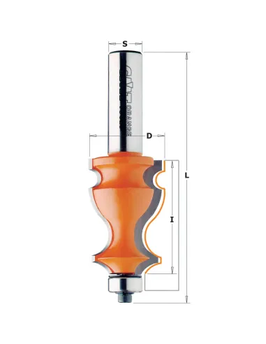 CMT C955.902 Traditional Bit, Bearing fitted - D27x41 S12 HW
