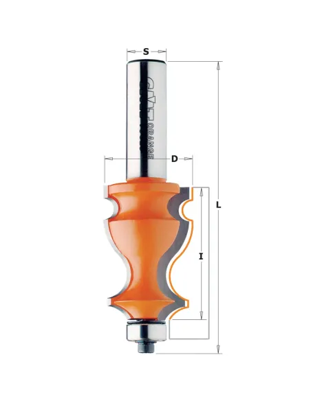 CMT C955.902 Traditional Bit, Bearing fitted - D27x41 S12 HW