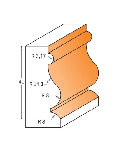 CMT C955.902 Traditional Bit, Bearing fitted - D27x41 S12 HW