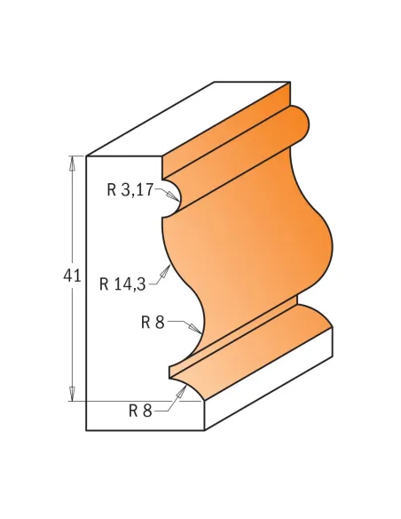 CMT C955.902 Traditional Bit, Bearing fitted - D27x41 S12 HW