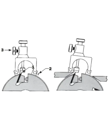 CMT Magnetic Planer Knife Setting Jig, 2pc pack