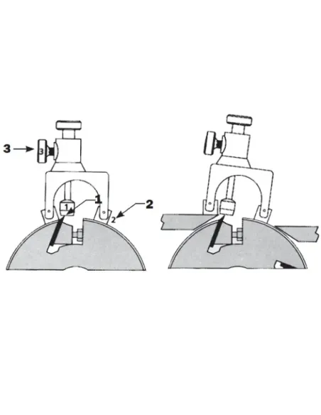 CMT Magnetic Planer Knife Setting Jig, 2pc pack