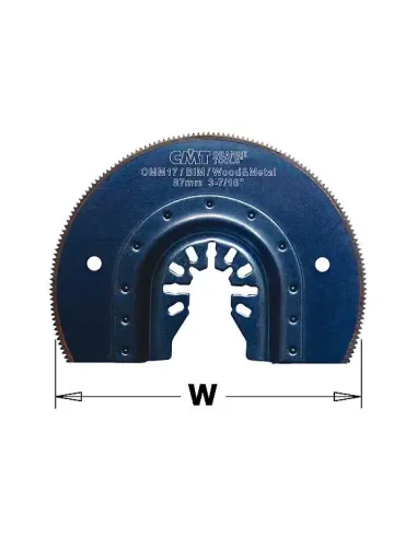 CMT Plunge and Flush Saw Blade BIM, for wood, metal - 87 mm