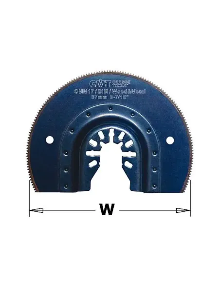 CMT Plunge and Flush Saw Blade BIM, for wood, metal - 87 mm