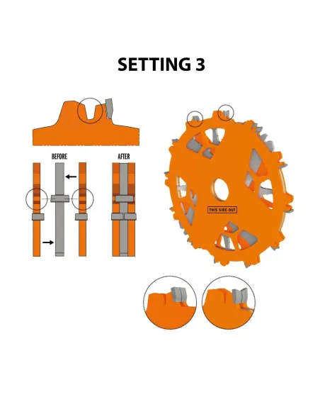 Комплект за изрязване на канали и нутове CMT DADO PRO-D203x6,2-20 d30 Z12 HW
