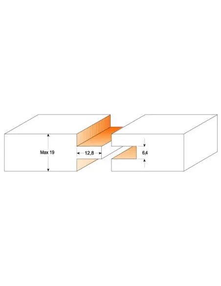 Tongue and Groove Set - D47,6x19 H12,8 S12 HW