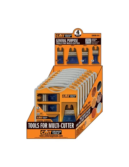 CMT Set of Accessories for Oscillating Multi Tool - 4pcs