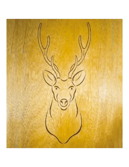 CMT Router Carver System Template,Deer, 394x190 mm