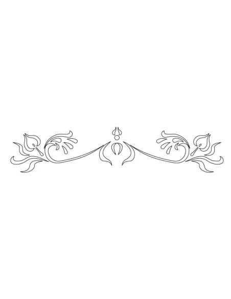 CMT Router Carver System Template for Cascade Rail, 530x110 mm