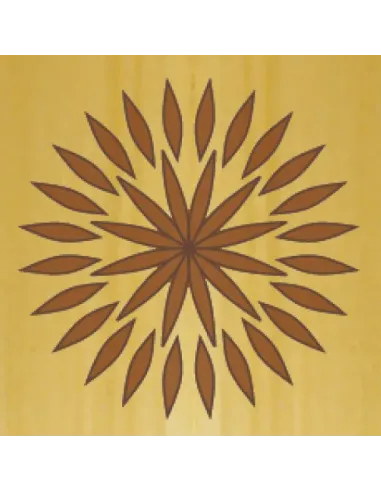 CMT Router Carver System Template, Rosette, 85x68 mm