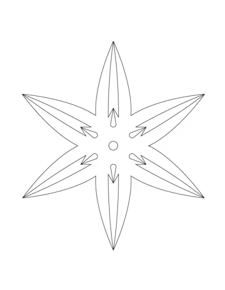 CMT Router Carver System Template, Rosette, 88x70 mm