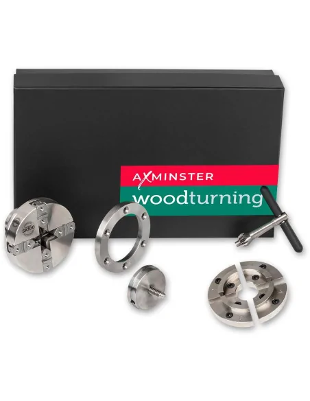 Axminster Woodturning Clubman SK100 Chuck Package 🪚 Premium Woodworking Equipment | JetTools.bg