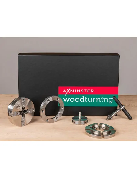Axminster Woodturning Clubman SK100 Chuck Package 🪚 Premium Woodworking Equipment | JetTools.bg