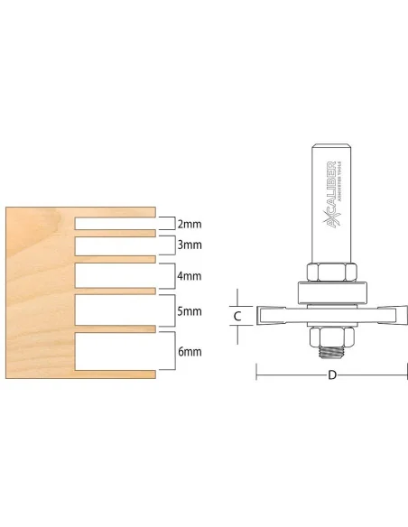 Axcaliber 2 Wing Slotting Cutters 🪚 Премиум оборудване за дървообработка | JetTools.bg