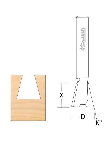 Axcaliber Dovetail Cutters 🪚 Премиум оборудване за дървообработка | JetTools.bg