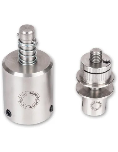 Axminster Woodturning Twist & Fix Adaptor & Mop Arbor 🪚 Premium Woodworking Equipment | JetTools.bg