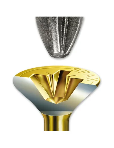 SPAX Pozi Wood Screws YELLOX Csk Full Thread 🪚 Премиум оборудване за дървообработка | JetTools.bg