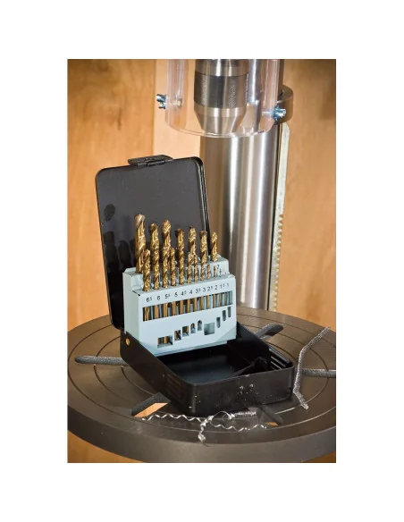 Axminster Workshop 19 Piece Cobalt/HSS Drill Bit Set 🪚 Premium Woodworking Equipment | JetTools.bg